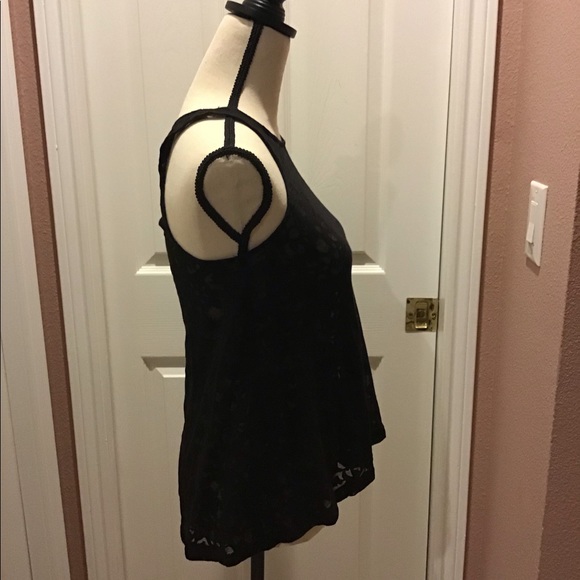 H&M Black Lacy Tank Top - Picture 5 of 5
